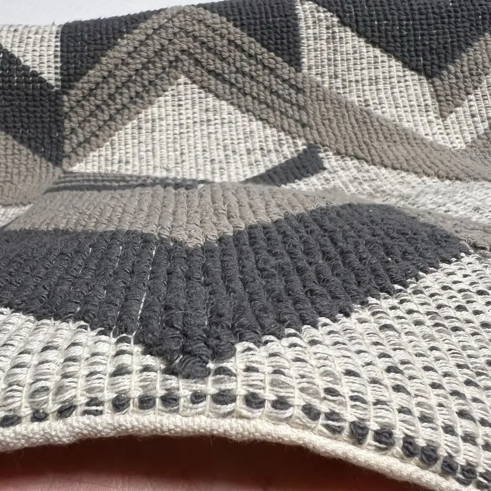 West Elm Broken Arrow Lumbar Pillow Cover 14”x36” Platinum Gray New